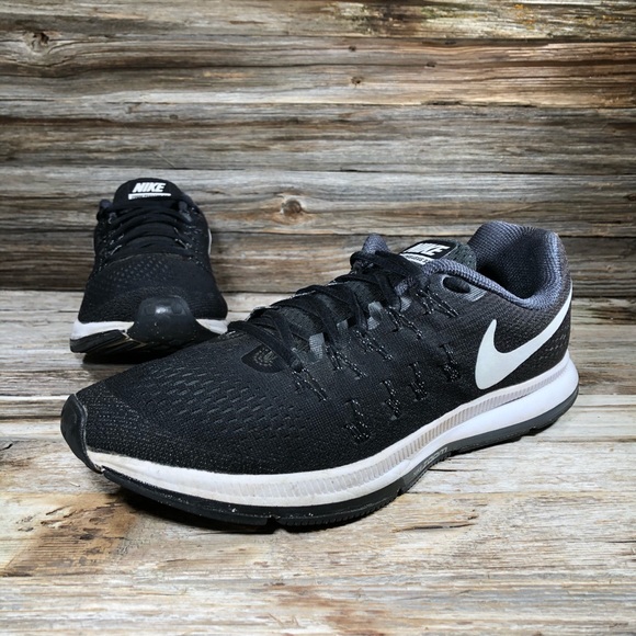 nike zoom pegasus 33 black running shoes